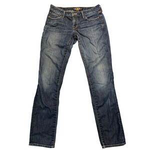 Lucky Brand Lola Skinny Jeans Women's Size 4/27 Ankle Blue Denim Dark Wash
